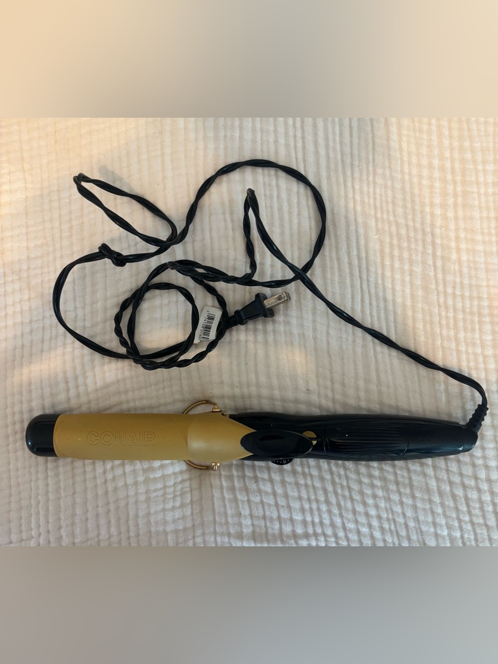 Gold and Black Hair Styling Iron